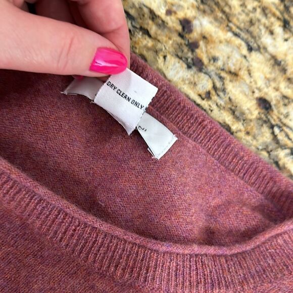 Magaschoni 100% Cashmere Crew Neck Pullover Sweater Size M - Picture 6 of 8